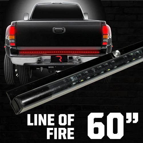 Original "Line of Fire" Hyperlite LED Tailgate Light Bar in Red - Multiple Sizes - Image 3