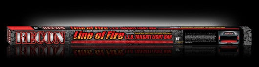 Original "Line of Fire" Hyperlite LED Tailgate Light Bar in Red - Multiple Sizes - Image 4