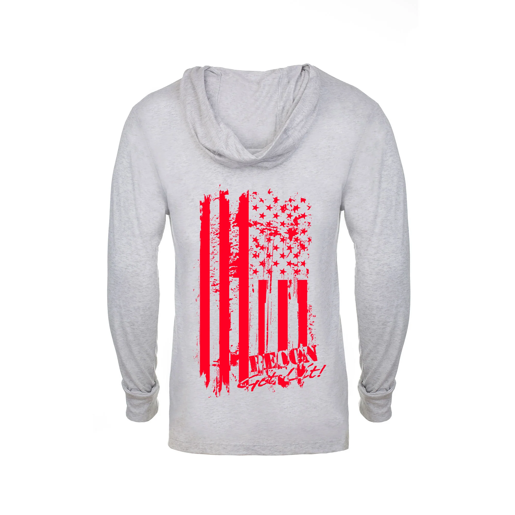 Long Sleeve | RECON American Flag Logo Hoodie - Image 5