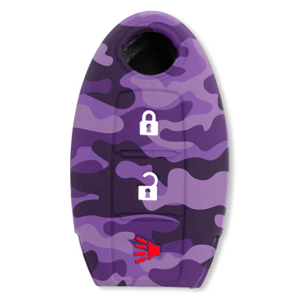 Nissan 16-26 Titan & Frontier 1-Piece 100% Silicone Rubber 3-Button & 4-Button Key Fob Cover - Multiple Colors - Image 102