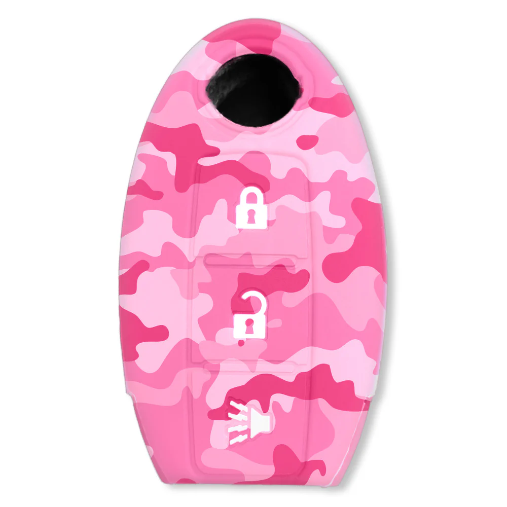 Nissan 16-26 Titan & Frontier 1-Piece 100% Silicone Rubber 3-Button & 4-Button Key Fob Cover - Multiple Colors - Image 106
