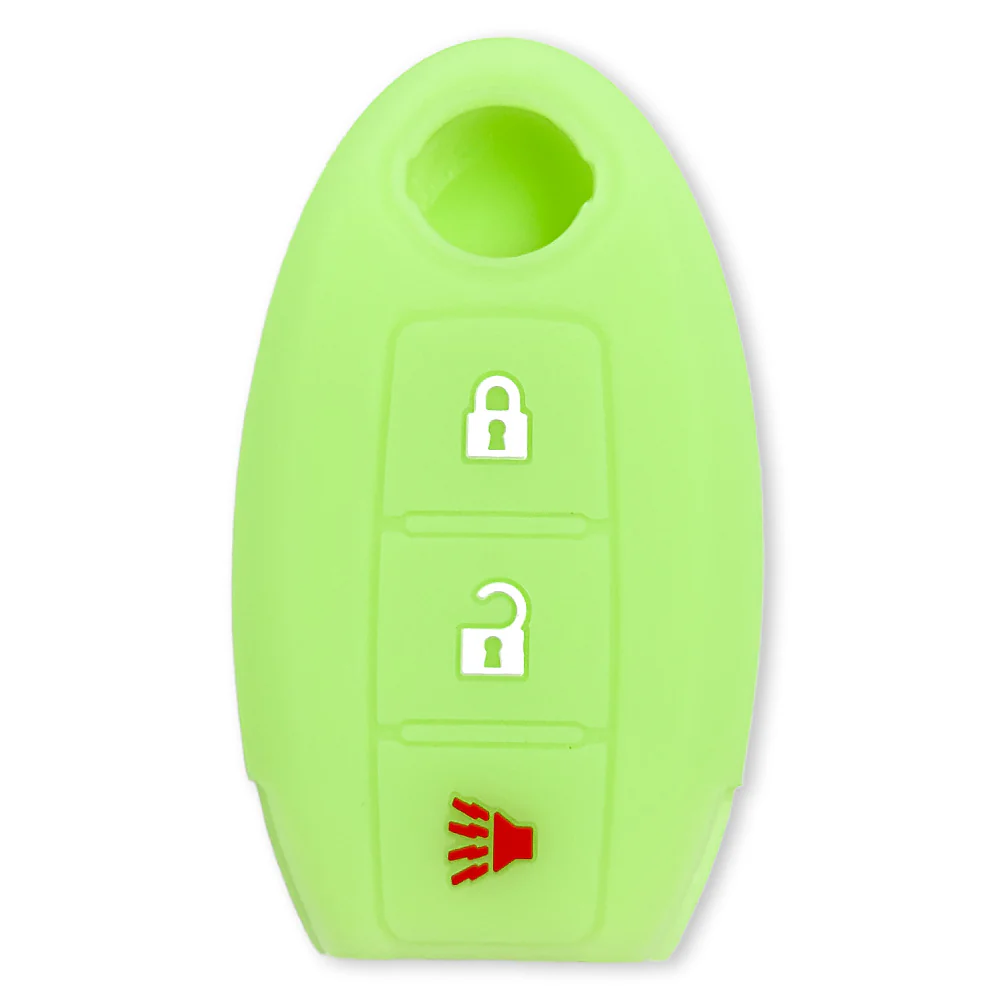 Nissan 16-26 Titan & Frontier 1-Piece 100% Silicone Rubber 3-Button & 4-Button Key Fob Cover - Multiple Colors - Image 138