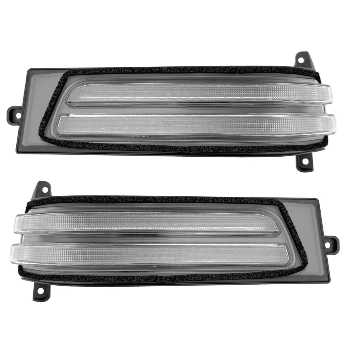 RAM 23-25 2500/3500 Side Mirror Lenses Ultra Bright LED White DRL & Amber Scanning Turn Signals - Multiple Lens - Image 11
