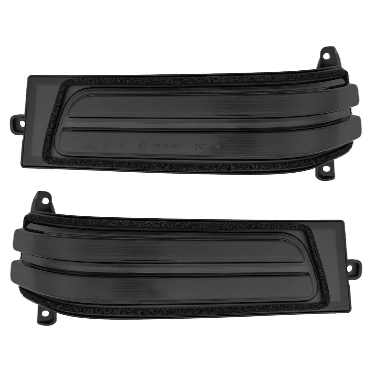 RAM 23-25 2500/3500 Side Mirror Lenses Ultra Bright LED White DRL & Amber Scanning Turn Signals - Multiple Lens - Image 3