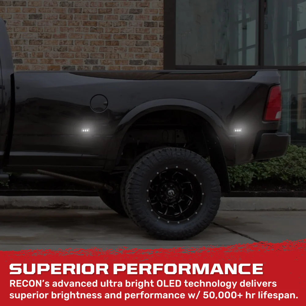 Dodge RAM 10-21 Fender LED Lights (4-Piece Set) - Multiple Lens & Colors - Image 12