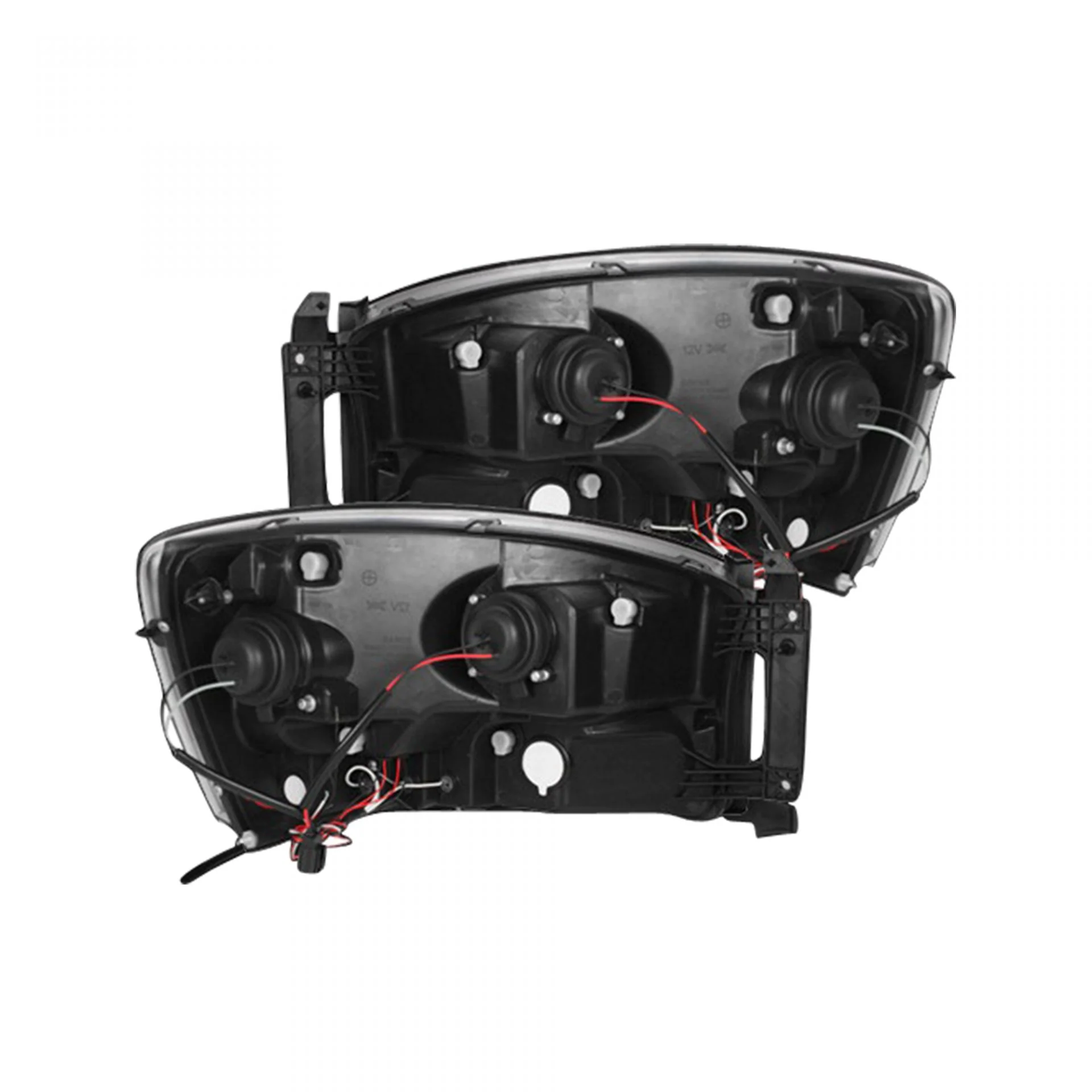 Dodge RAM 1500 06-08 Projector Headlights CCFL Halos & DRL in Smoked/Black - Image 3