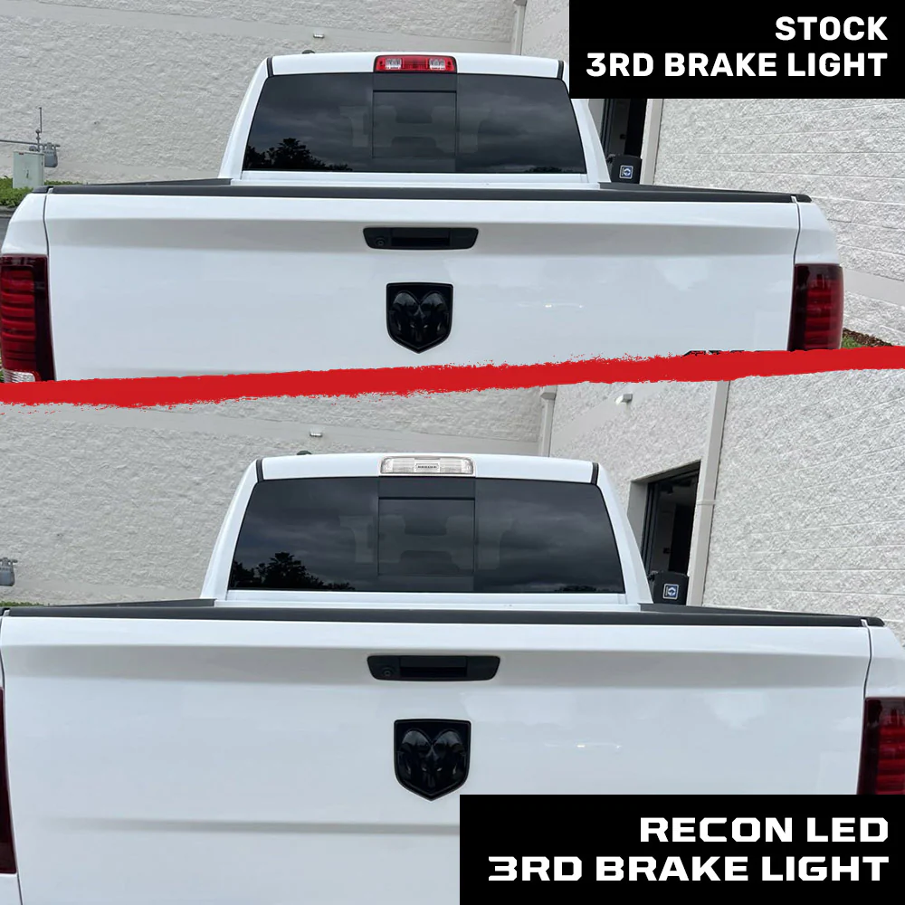 Dodge RAM 1500 09-25 Classic Body Style Ultra High Power LED 3rd Brake Light Kit CREE XML LED in Clear - Image 9