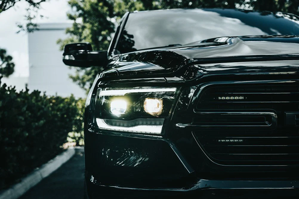 Dodge RAM 1500 19-23 5th Gen - Projector Headlights OLED DRL & Scanning Switchback LED Signals (Replaces Factory/OEM Halogen Only) - Multiple Styles - Image 6
