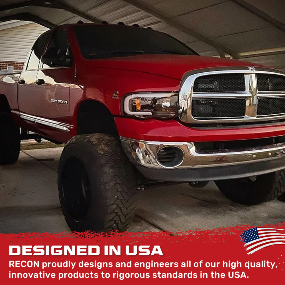 Dodge 02-05 RAM 1500/2500/3500 Projector Headlights OLED Halos & DRL - Multiple Styles - Image 12