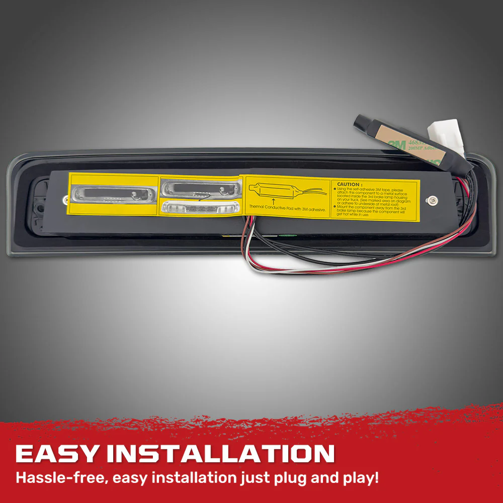 Dodge RAM 1500 09-25 Classic Body Style Ultra High Power LED 3rd Brake Light Kit CREE XML LED in Smoked - Image 10