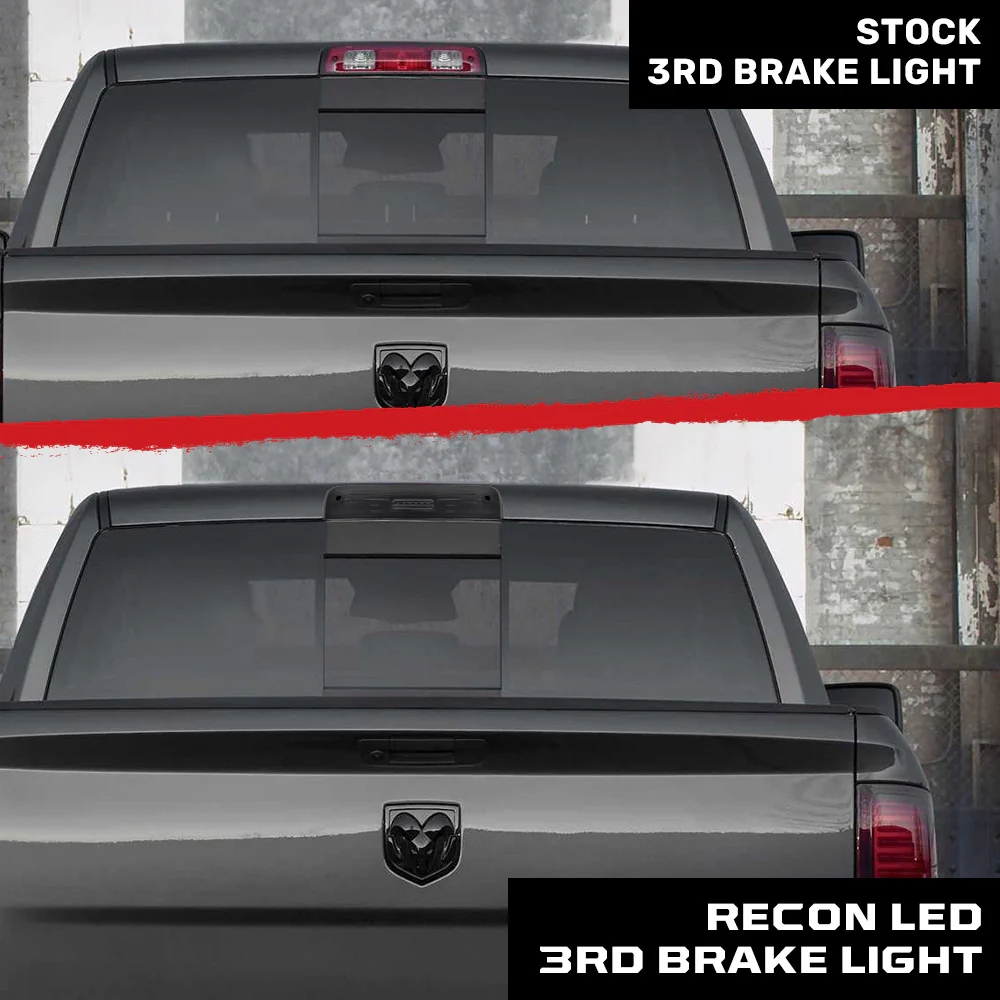 Dodge RAM 1500 09-25 Classic Body Style Ultra High Power LED 3rd Brake Light Kit CREE XML LED in Smoked - Image 5