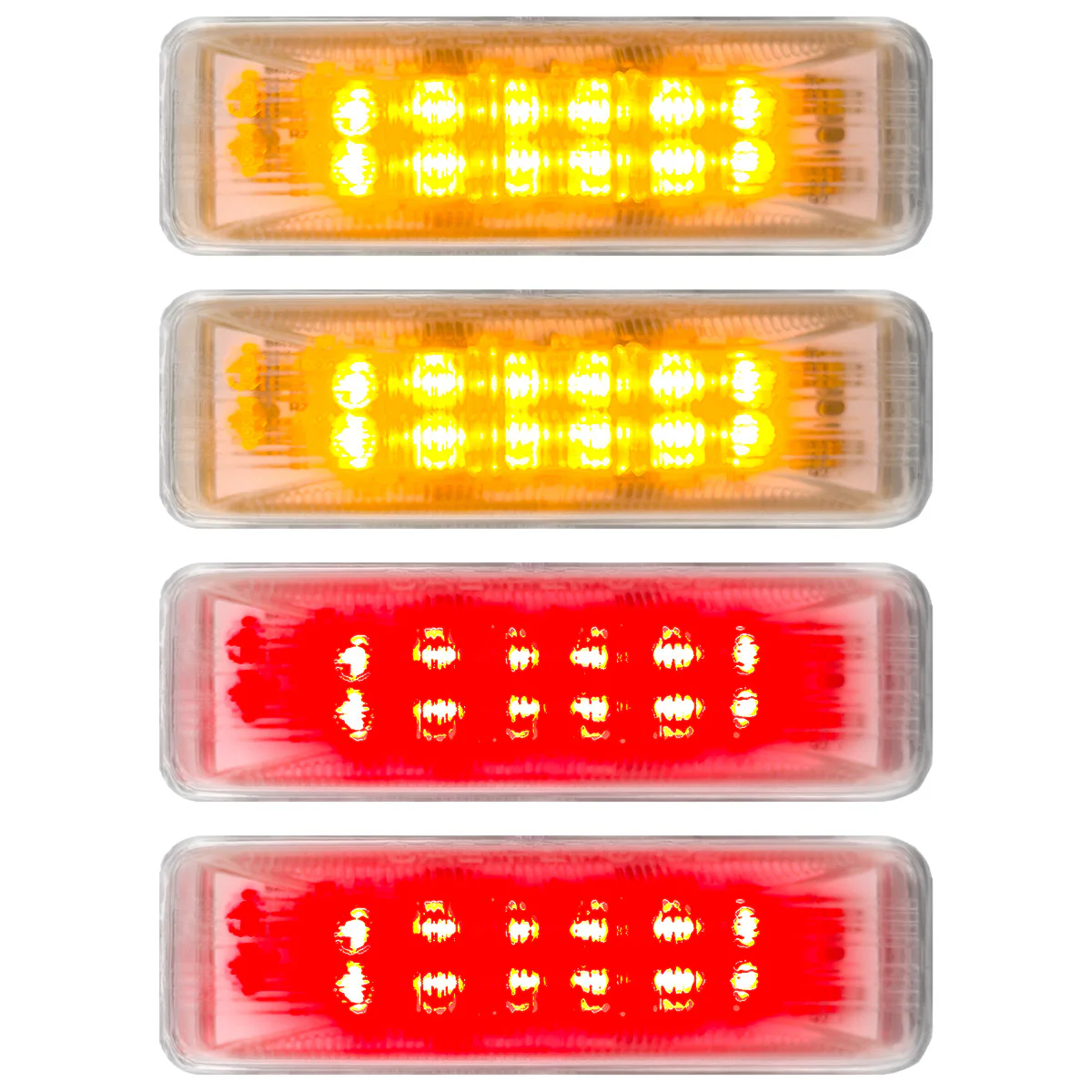 Dodge RAM 94-01 Red & Amber LED Fender Lights (4-Piece Set) - Smoked or Clear Lens - Image 16