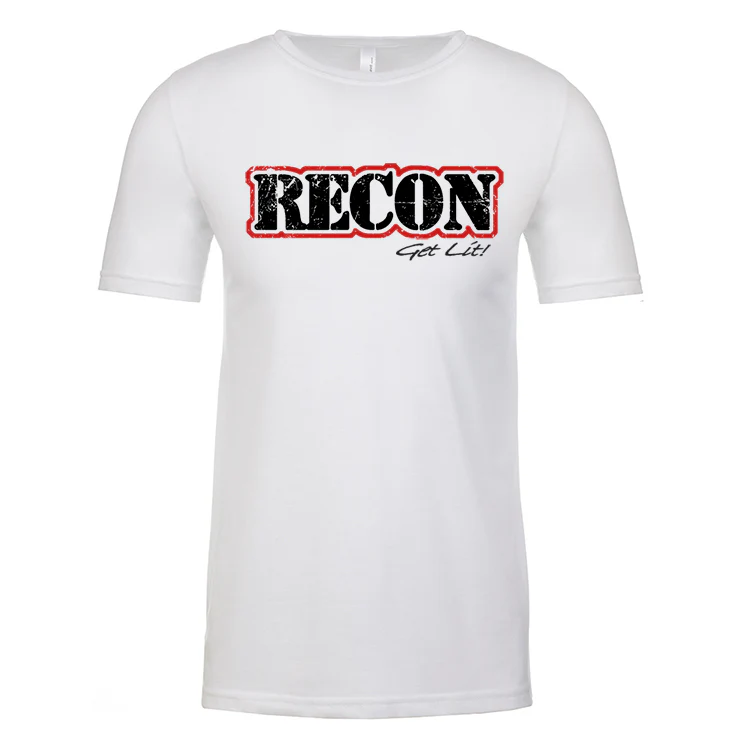 RECON Black Rock Red Outline Shirt
