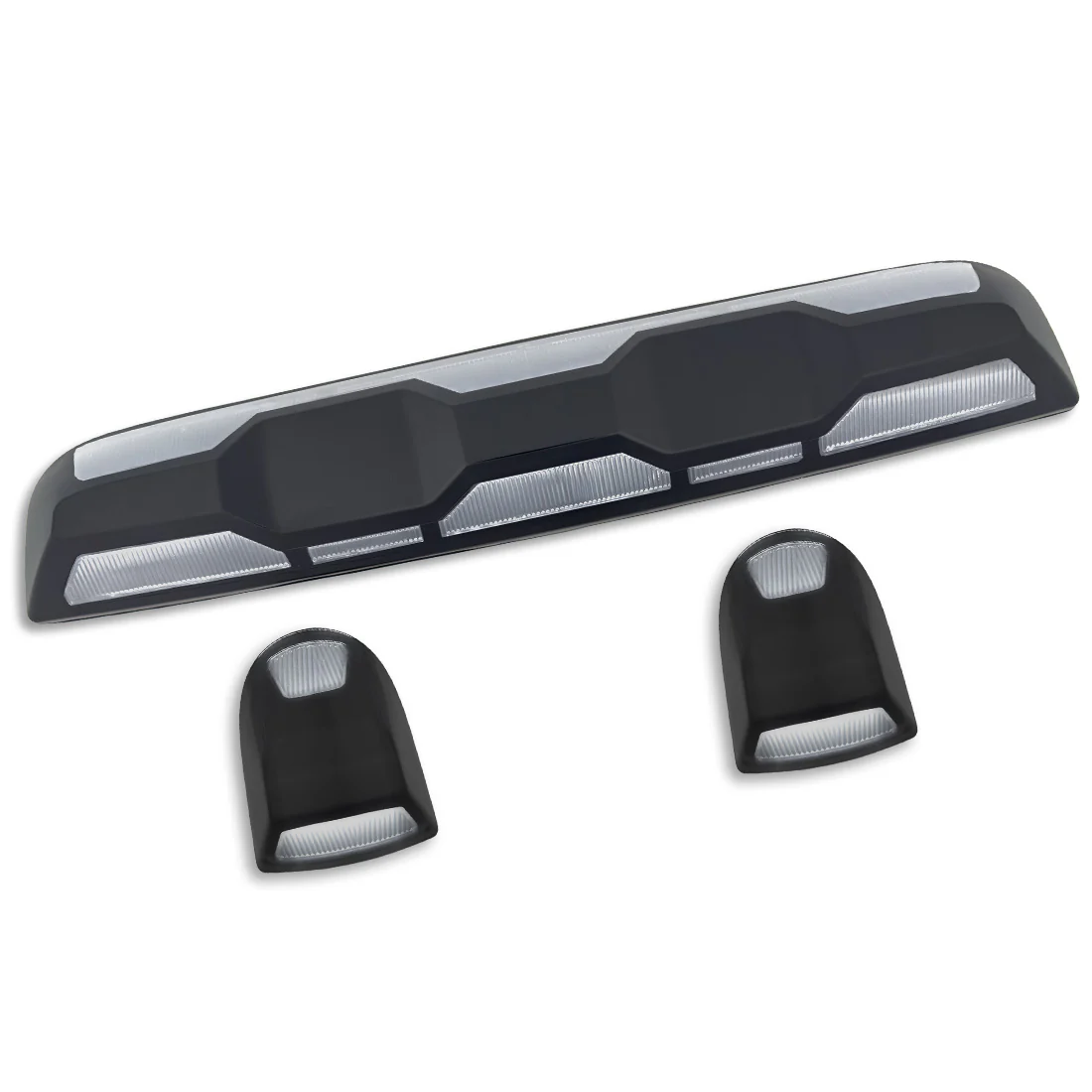 RECON - GMC & Chevy 20-25 (4th Gen) Heavy-Duty 3-Pc Cab Roof Light Set 2-Way Front & Rear Facing Ultra High-Power LED (ATTN: For models that DID NOT come with factory cab roof lights) - Multiple Options - Image 59