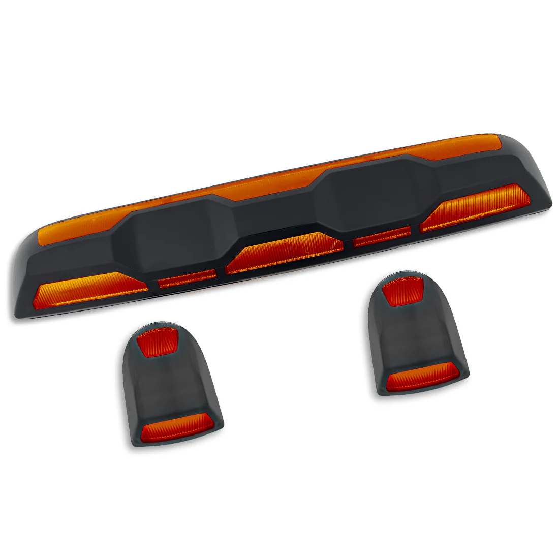 RECON - GMC & Chevy 20-25 (4th Gen) Heavy-Duty 3-Pc Cab Roof Light Set 2-Way Front & Rear Facing Ultra High-Power LED (ATTN: For models that DID NOT come with factory cab roof lights) - Multiple Options - Image 68