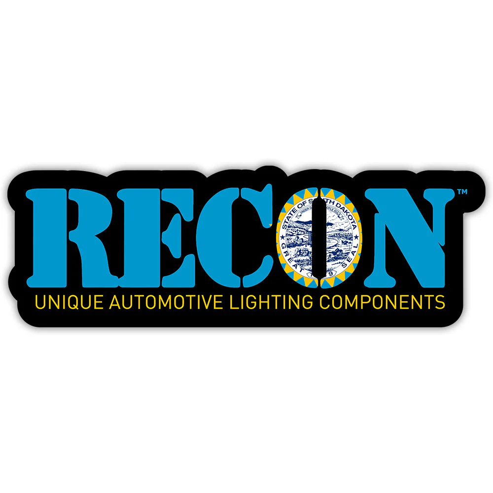 RECON U.S. State Decal Stickers - Choose Your State 7" x 2.75" Glossy Finish - Image 100