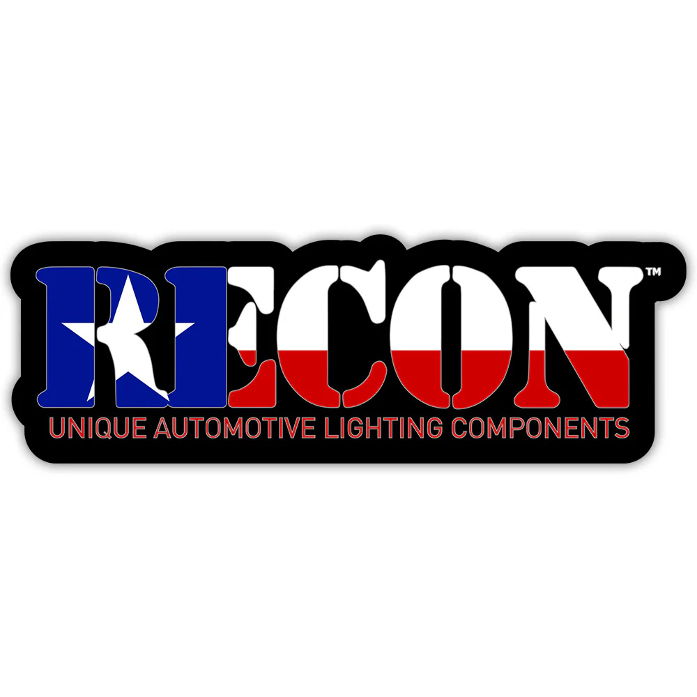 RECON U.S. State Decal Stickers - Choose Your State 7" x 2.75" Glossy Finish - Image 102