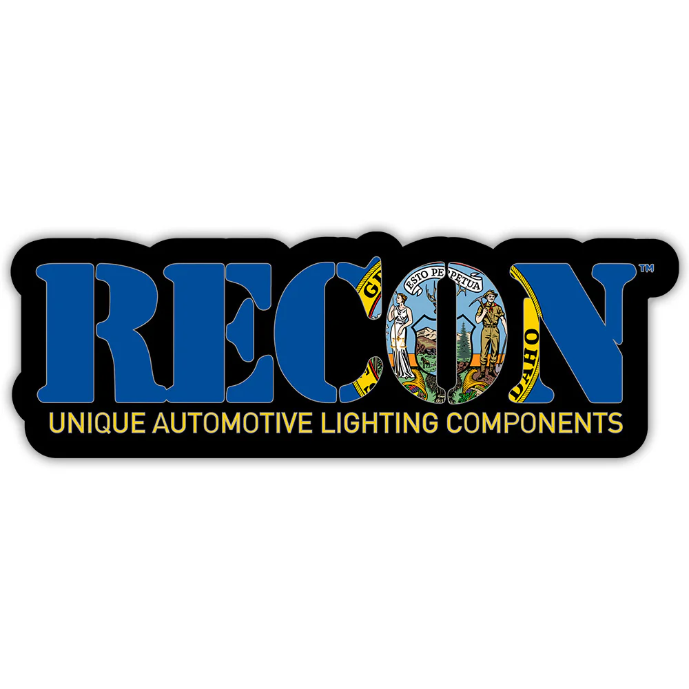 RECON U.S. State Decal Stickers - Choose Your State 7" x 2.75" Glossy Finish - Image 21