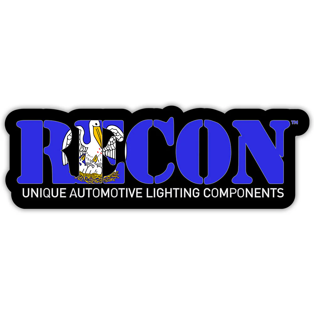 RECON U.S. State Decal Stickers - Choose Your State 7" x 2.75" Glossy Finish - Image 27