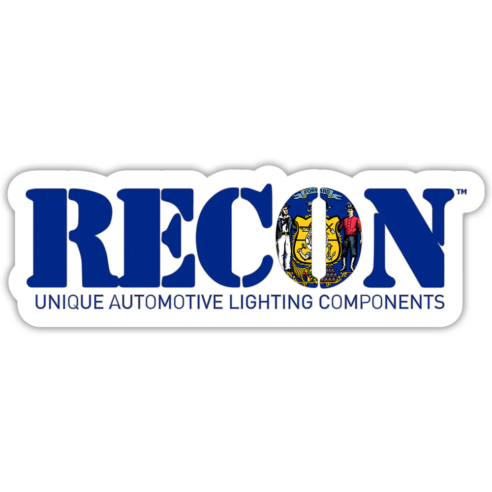 RECON U.S. State Decal Stickers - Choose Your State 7" x 2.75" Glossy Finish - Image 36