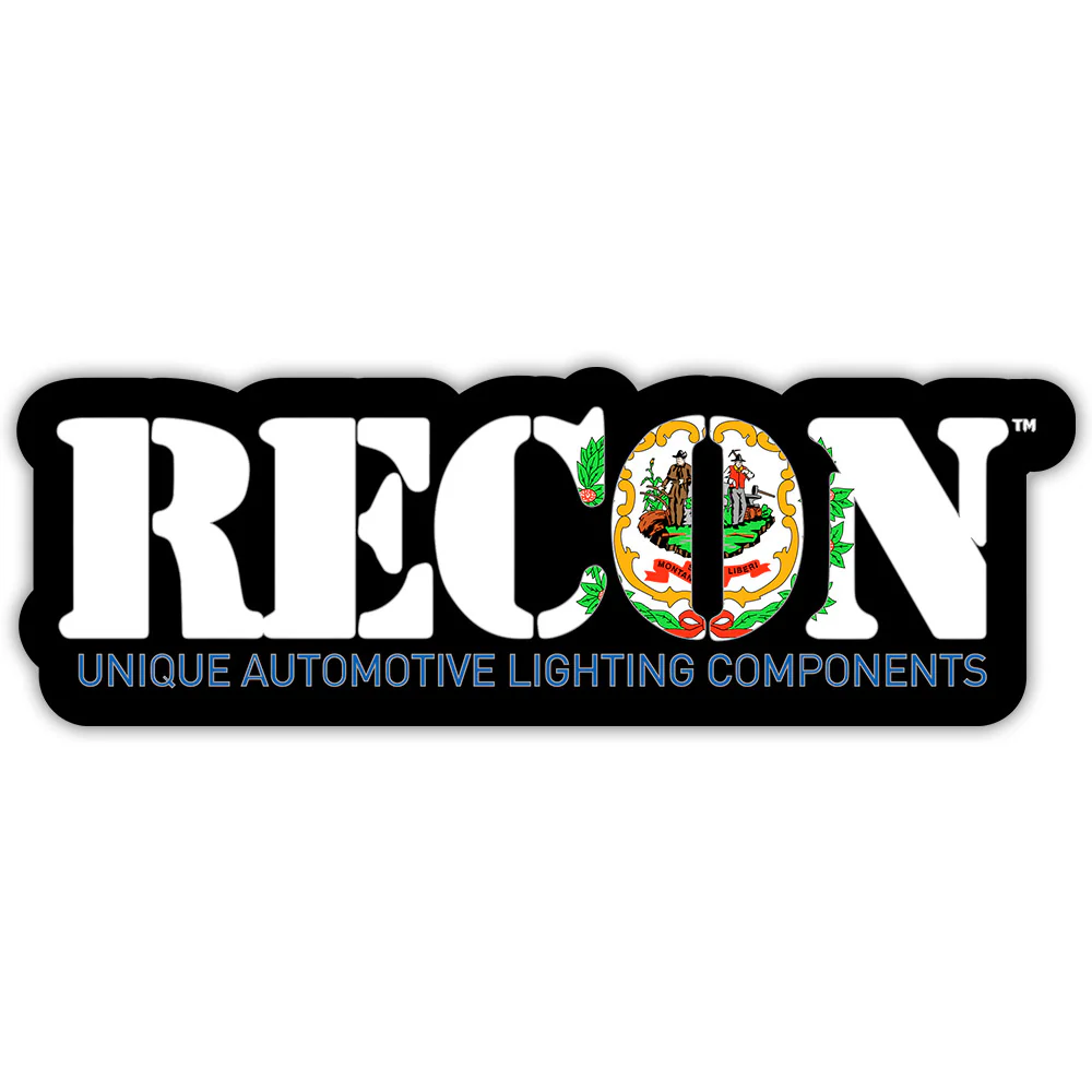 RECON U.S. State Decal Stickers - Choose Your State 7" x 2.75" Glossy Finish - Image 37