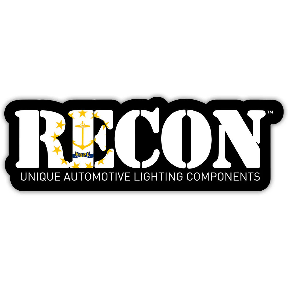 RECON U.S. State Decal Stickers - Choose Your State 7" x 2.75" Glossy Finish - Image 47