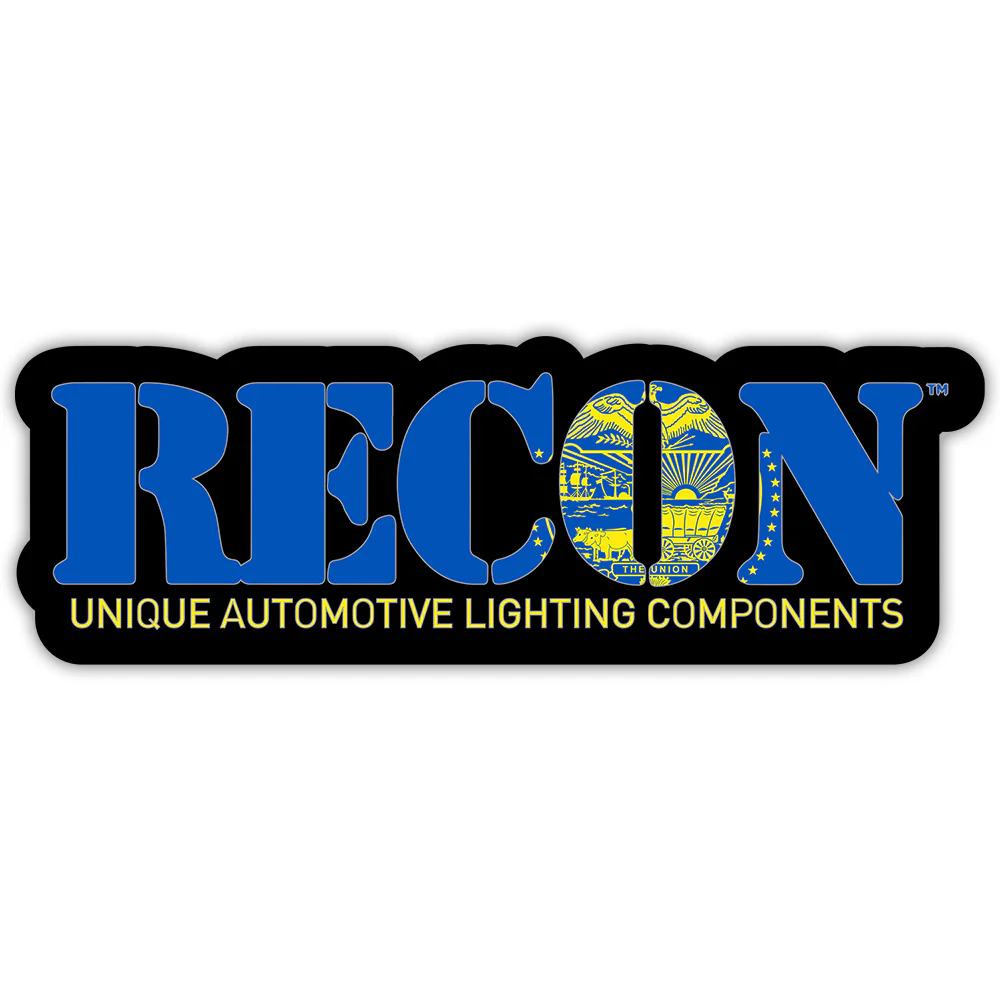 RECON U.S. State Decal Stickers - Choose Your State 7" x 2.75" Glossy Finish - Image 49