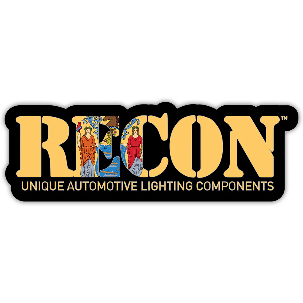 RECON U.S. State Decal Stickers - Choose Your State 7" x 2.75" Glossy Finish - Image 56