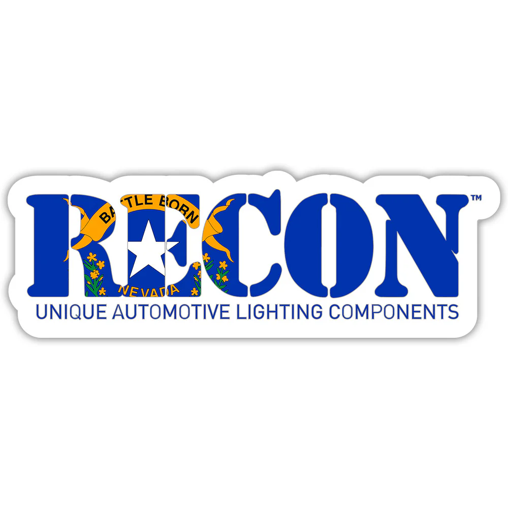 RECON U.S. State Decal Stickers - Choose Your State 7" x 2.75" Glossy Finish - Image 58