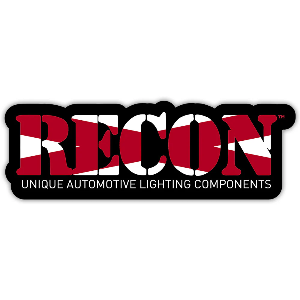 RECON U.S. State Decal Stickers - Choose Your State 7" x 2.75" Glossy Finish - Image 61