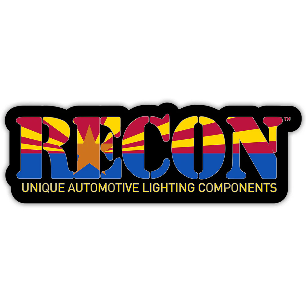 RECON U.S. State Decal Stickers - Choose Your State 7" x 2.75" Glossy Finish - Image 63