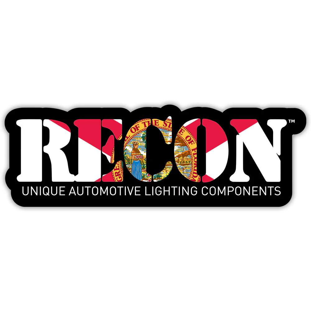 RECON U.S. State Decal Stickers - Choose Your State 7" x 2.75" Glossy Finish - Image 69