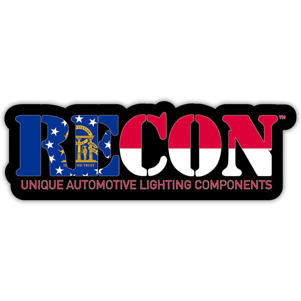 RECON U.S. State Decal Stickers - Choose Your State 7" x 2.75" Glossy Finish - Image 70