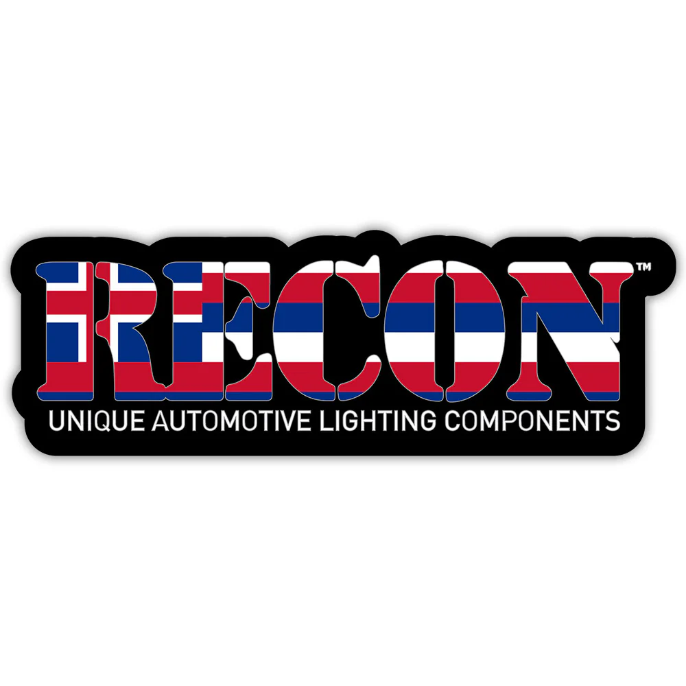 RECON U.S. State Decal Stickers - Choose Your State 7" x 2.75" Glossy Finish - Image 71