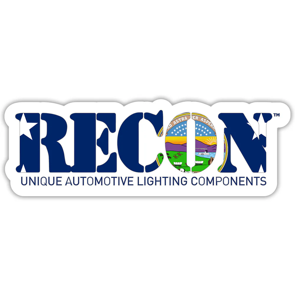 RECON U.S. State Decal Stickers - Choose Your State 7" x 2.75" Glossy Finish - Image 75