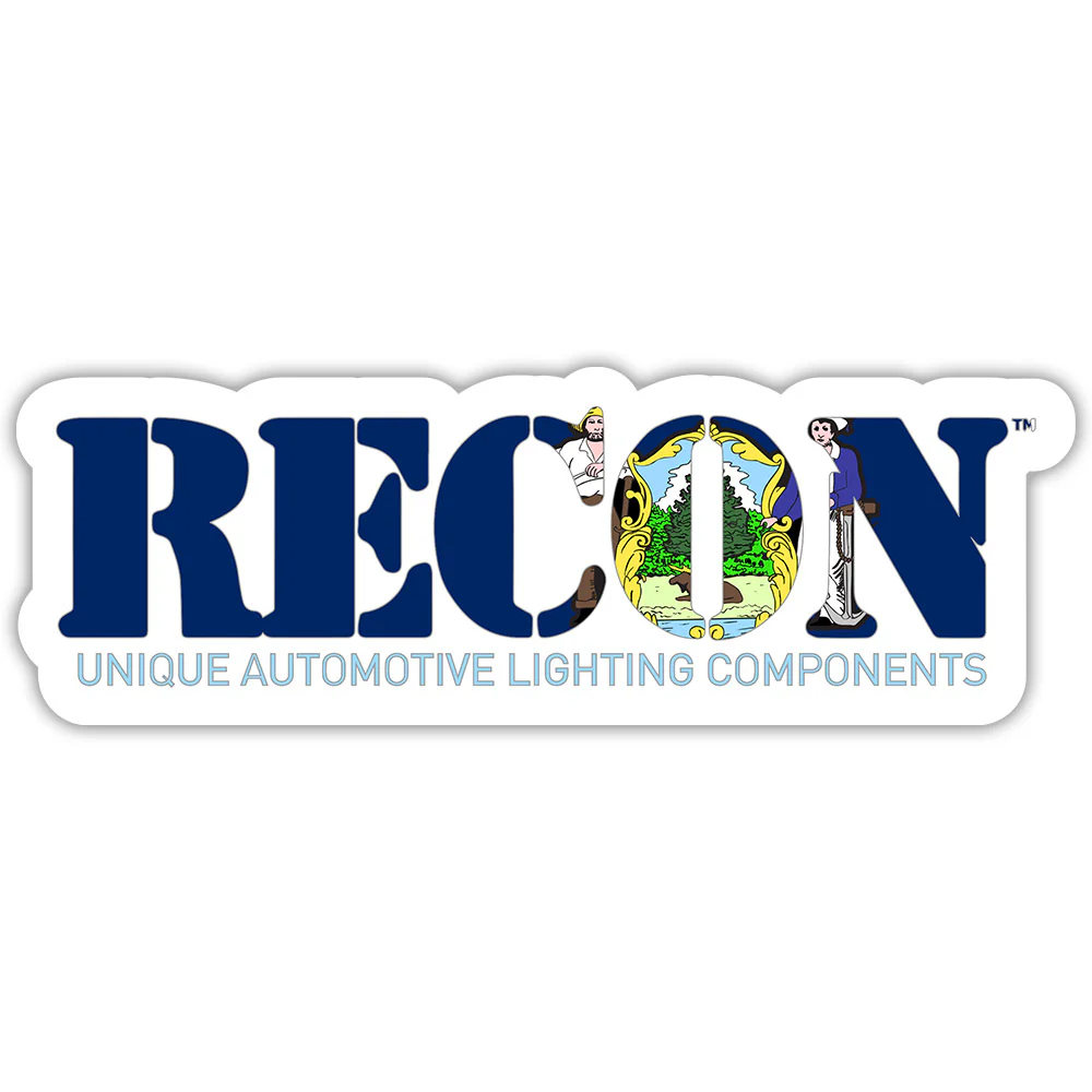 RECON U.S. State Decal Stickers - Choose Your State 7" x 2.75" Glossy Finish - Image 78