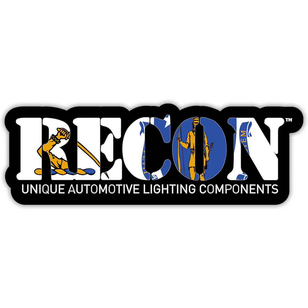 RECON U.S. State Decal Stickers - Choose Your State 7" x 2.75" Glossy Finish - Image 80