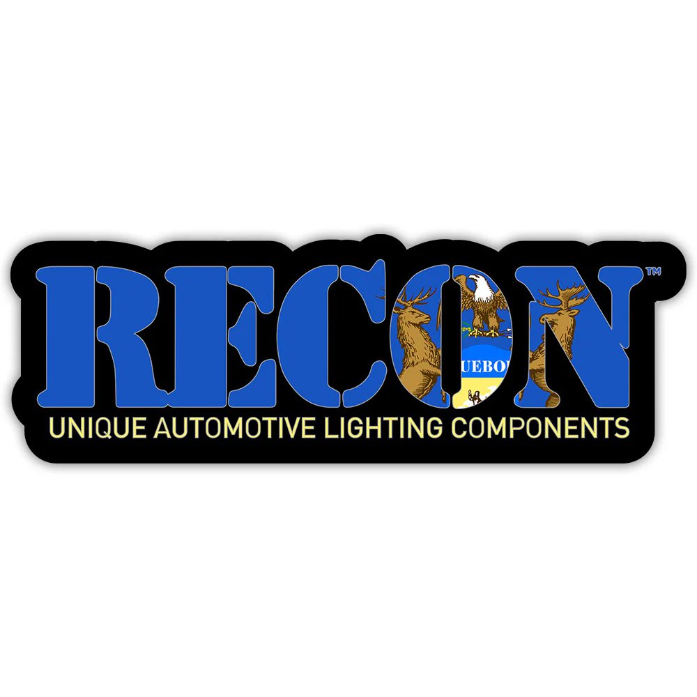 RECON U.S. State Decal Stickers - Choose Your State 7" x 2.75" Glossy Finish - Image 81