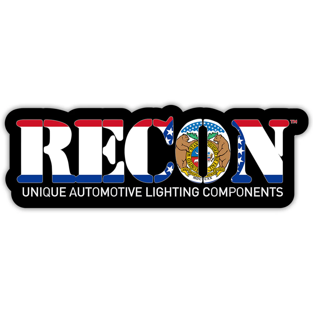 RECON U.S. State Decal Stickers - Choose Your State 7" x 2.75" Glossy Finish - Image 84