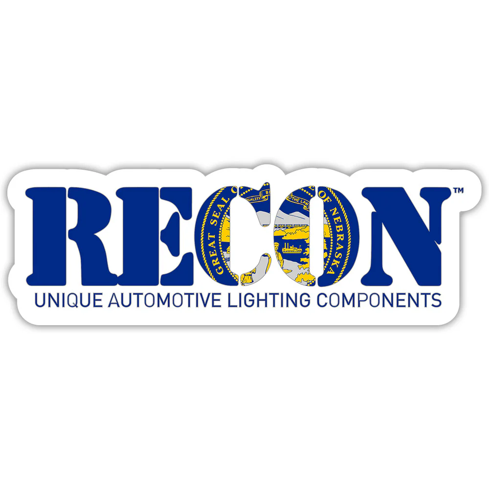RECON U.S. State Decal Stickers - Choose Your State 7" x 2.75" Glossy Finish - Image 86