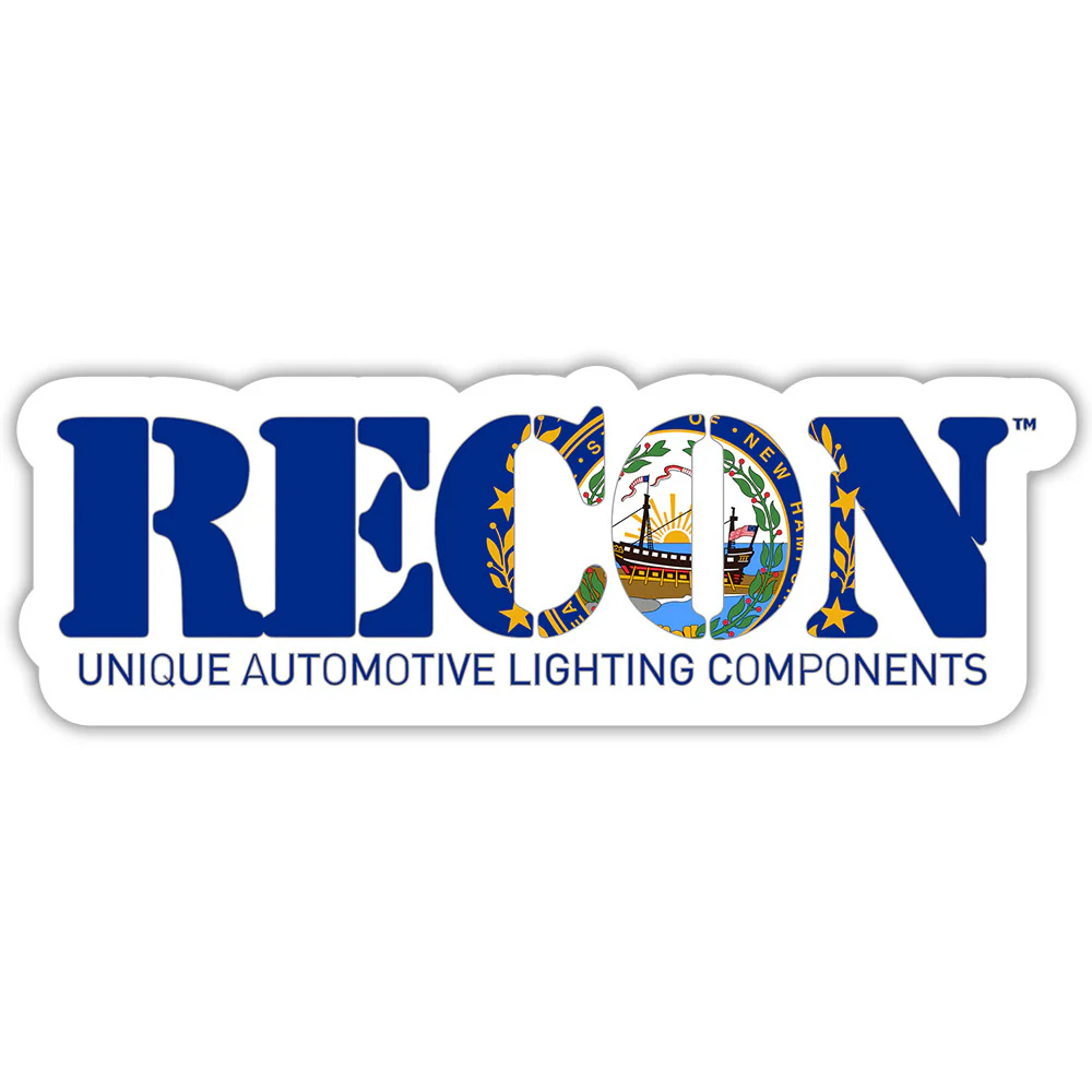 RECON U.S. State Decal Stickers - Choose Your State 7" x 2.75" Glossy Finish - Image 88