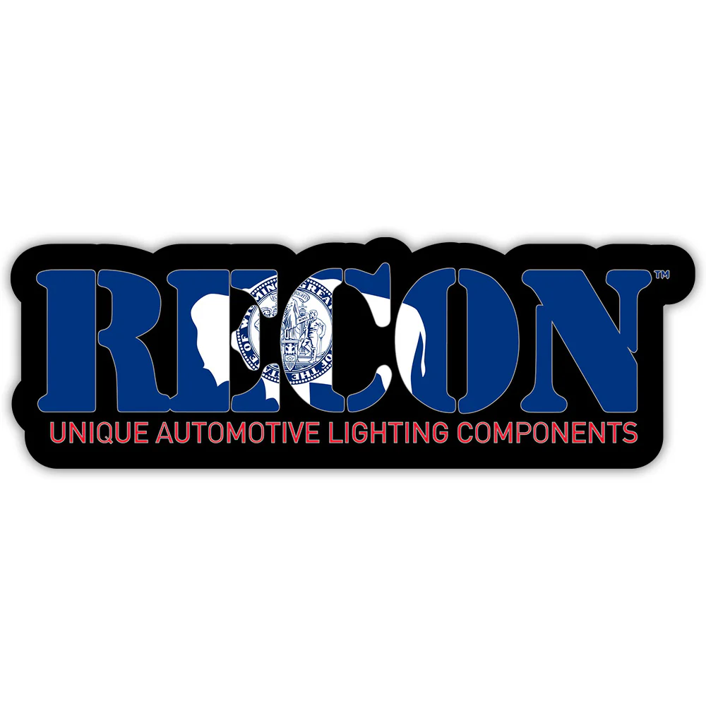 RECON U.S. State Decal Stickers - Choose Your State 7" x 2.75" Glossy Finish - Image 9