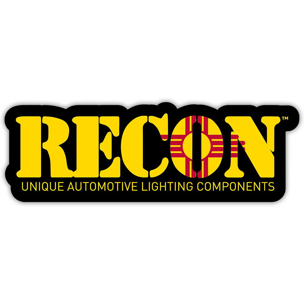 RECON U.S. State Decal Stickers - Choose Your State 7" x 2.75" Glossy Finish - Image 90