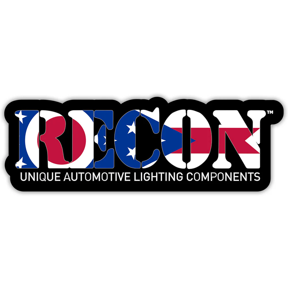 RECON U.S. State Decal Stickers - Choose Your State 7" x 2.75" Glossy Finish - Image 94