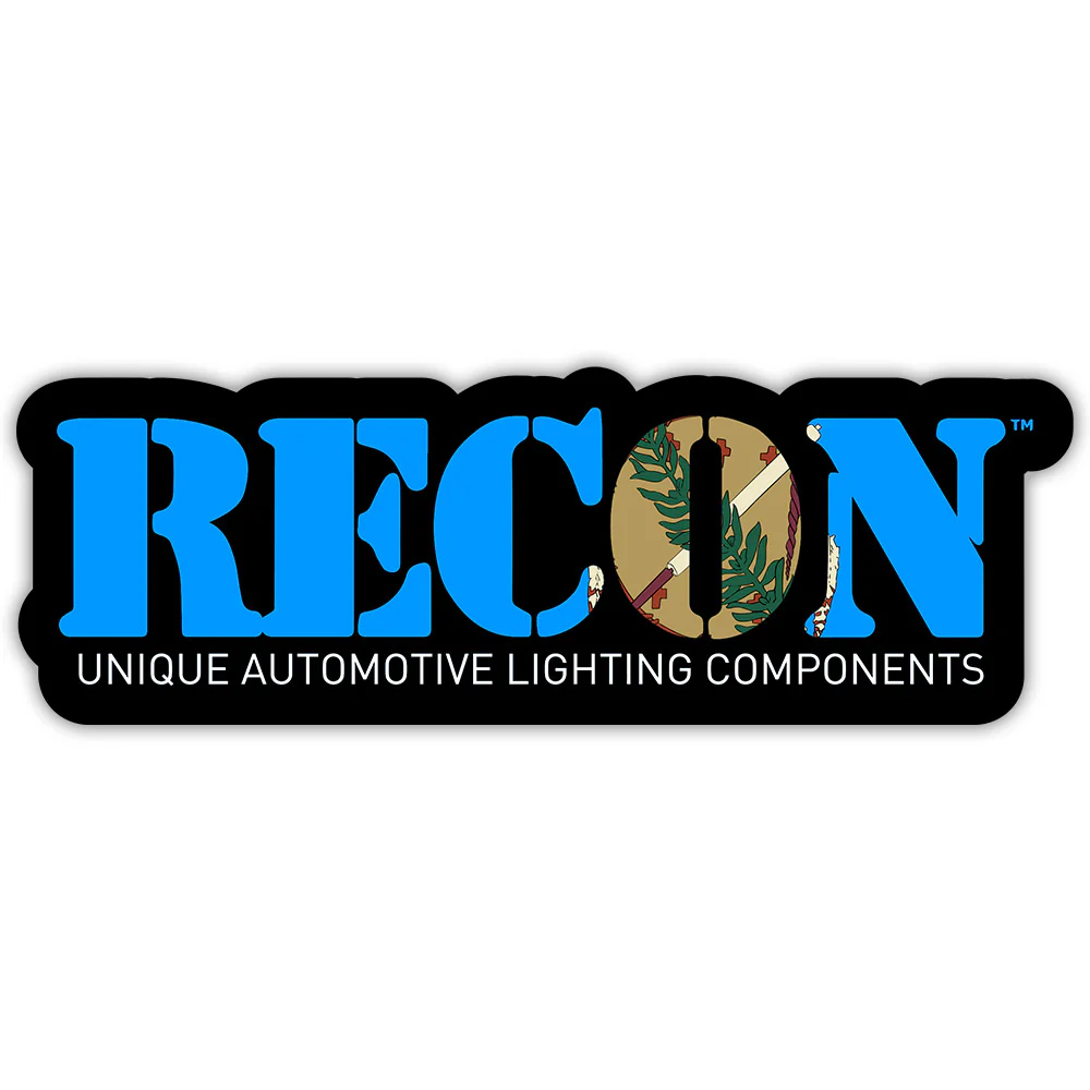 RECON U.S. State Decal Stickers - Choose Your State 7" x 2.75" Glossy Finish - Image 95