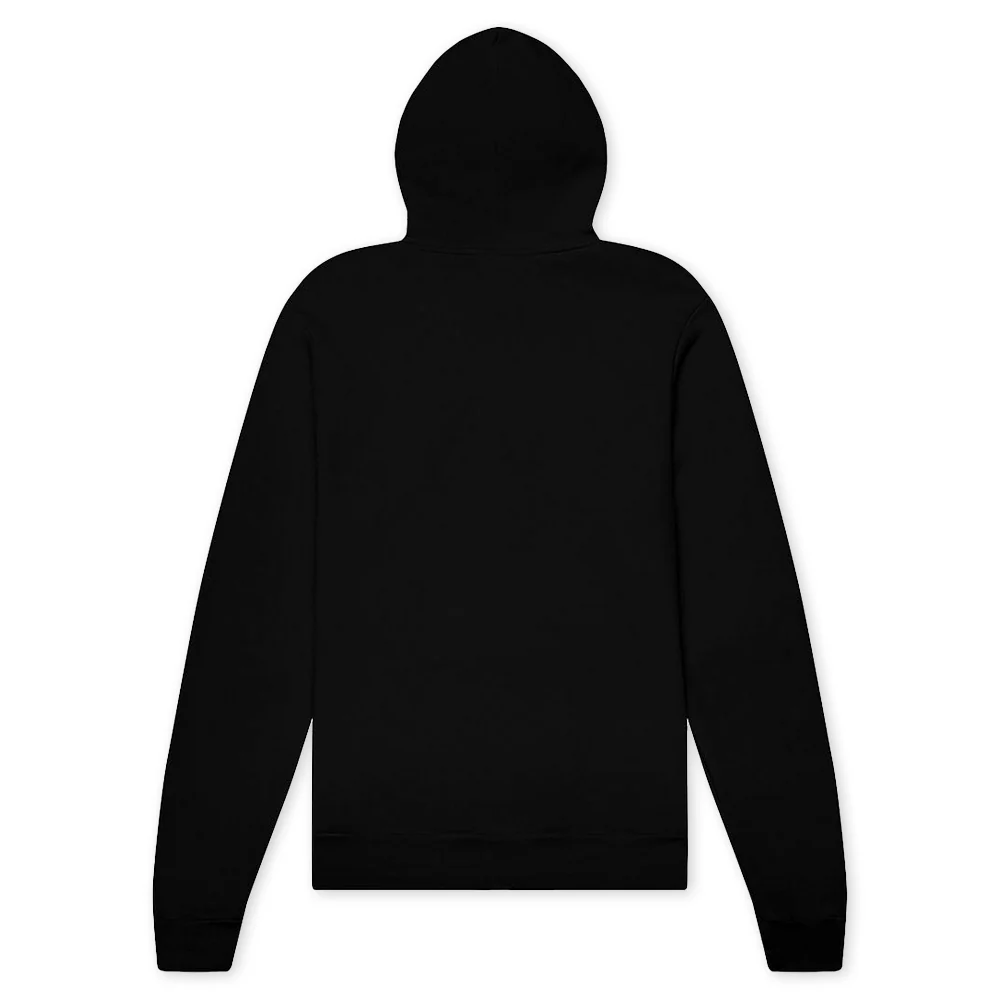 RECON Women's Black Hoodie Rock Texture Logo - Image 2
