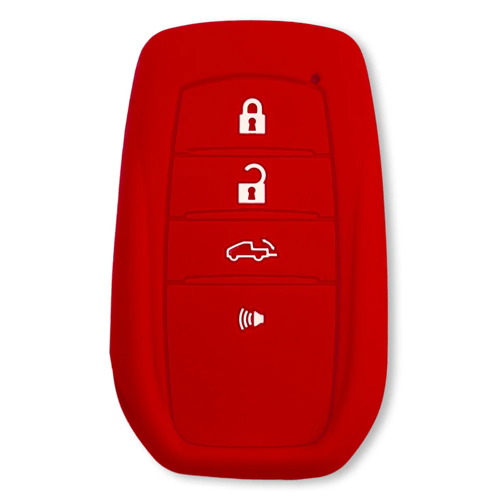 Toyota 22-26 Tundra & Tacoma 1-Piece 100% Silicone Rubber Key Fob Cover - Multiple Colors - Image 18