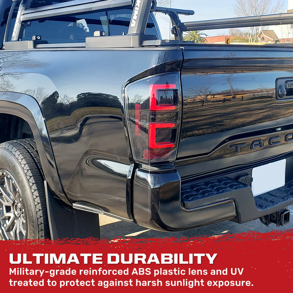 Toyota Tacoma 16-23 (3rd Gen) Ultra Bright OLED Tail Lights - Smoked Lens - Image 4