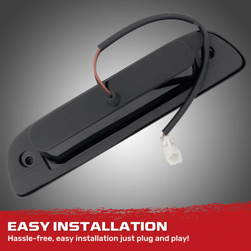 Toyota Tacoma 95-15 Red LED 3rd Brake Light Kit Smoked Lens - Image 8