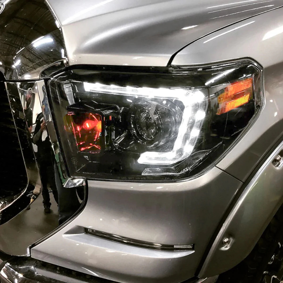 Toyota Tundra 14-21 Projector Headlights OLED DRL - Multiple Styles - Image 14